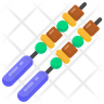 meat sticks icons