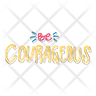 icon for courageous