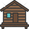 beach cabin symbol