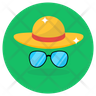 hat with glasses icons