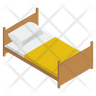 bed furniture icon svg