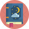bedtime stories icon svg