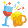 beer drinking logo