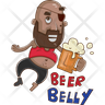 beer belly icon png