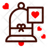 icons for heart bell