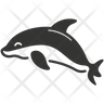 free white whale icons