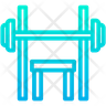 icon for barbell bench press
