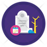 bereavement leave icon svg