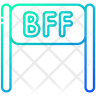 best friend banner icon png