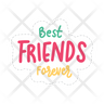 best friends forever icon