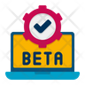 icons of beta testing