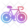 hiking bicycle icon svg
