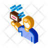 holding hammer icon png