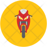 speed motorbike icon svg