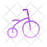 baby cycling icon svg