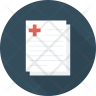 icon for hospital invoice