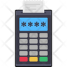 icons of billing counter