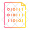 binary document logo