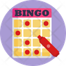 indoor bingo icon svg