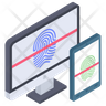 biometric devices symbol