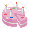 icon cute birthday cake