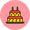 birthday cake symbol