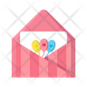 icons of birthday letter