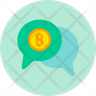 bitcoin chat icon png