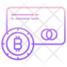 bitcoin card payment icon svg