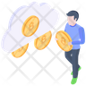 icons for cloud finance