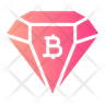 bitcoin diamond icon png