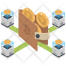 earning bitcoin money icon png