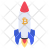 bitcoin launching icon png