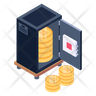 bitcoin locker icon png