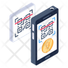 bitcoin qr icon png