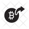 icons of bitcoin send