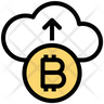 icon for bitcoin up