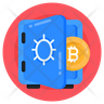 icon bitcoin vault