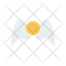 fly wings bitcoin icons