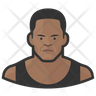 black body builder icon png
