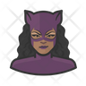 black catwoman logos