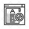 blacklist symbol