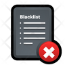 icons for blacklist