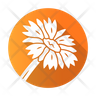 blooming flower icon