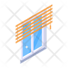 free window blinds icons