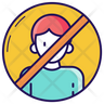 icon for user restricted