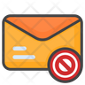 blocked email icons