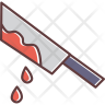 blood knife icon