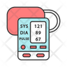 icons for blood pressure monitor