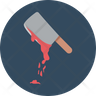 bloody knife symbol
